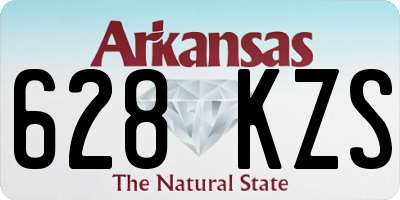 AR license plate 628KZS