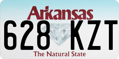 AR license plate 628KZT