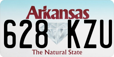 AR license plate 628KZU