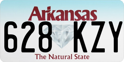AR license plate 628KZY