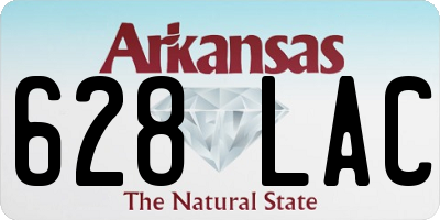 AR license plate 628LAC