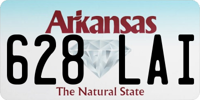 AR license plate 628LAI