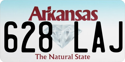 AR license plate 628LAJ
