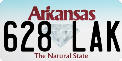 AR license plate 628LAK