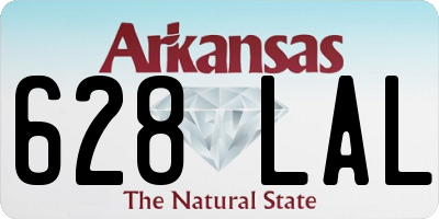 AR license plate 628LAL