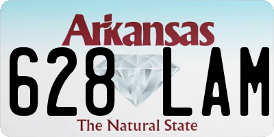 AR license plate 628LAM