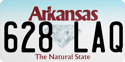AR license plate 628LAQ