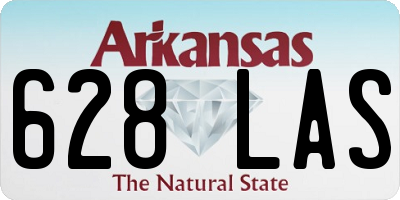 AR license plate 628LAS