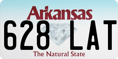 AR license plate 628LAT