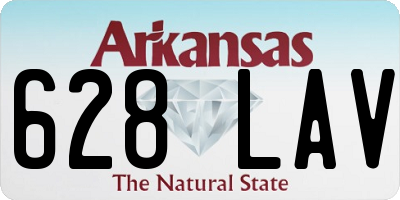 AR license plate 628LAV