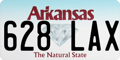 AR license plate 628LAX