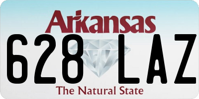 AR license plate 628LAZ