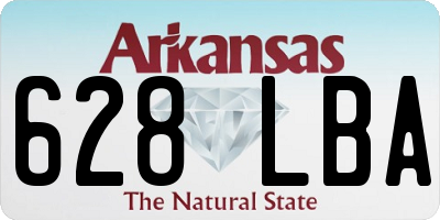 AR license plate 628LBA