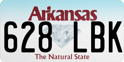 AR license plate 628LBK