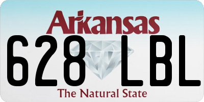 AR license plate 628LBL