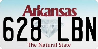 AR license plate 628LBN