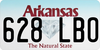 AR license plate 628LBO