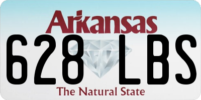 AR license plate 628LBS