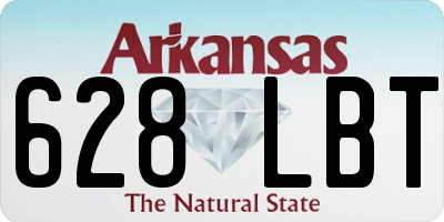 AR license plate 628LBT