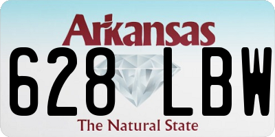 AR license plate 628LBW