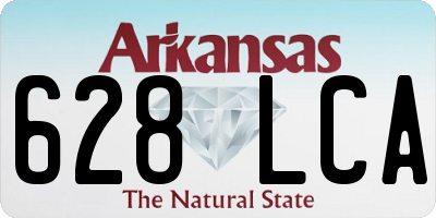 AR license plate 628LCA