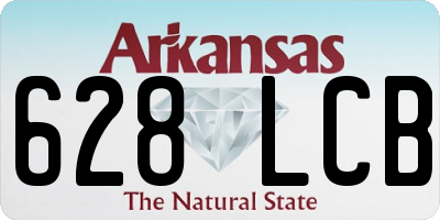 AR license plate 628LCB
