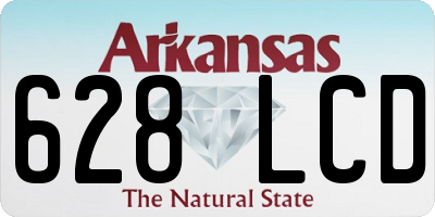 AR license plate 628LCD