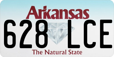 AR license plate 628LCE