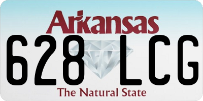 AR license plate 628LCG