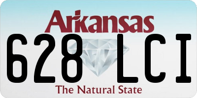AR license plate 628LCI