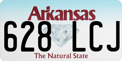 AR license plate 628LCJ
