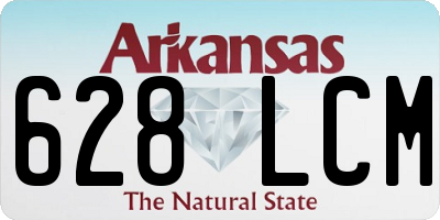 AR license plate 628LCM
