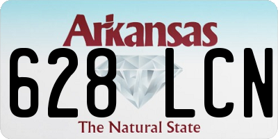 AR license plate 628LCN