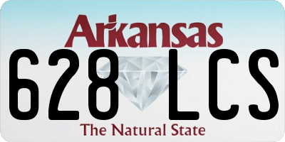 AR license plate 628LCS