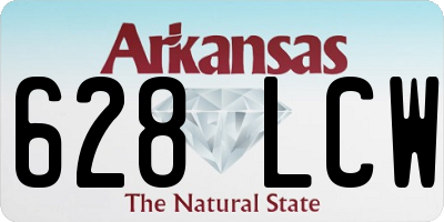 AR license plate 628LCW