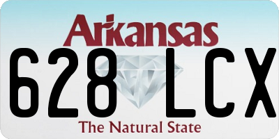 AR license plate 628LCX