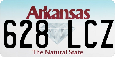 AR license plate 628LCZ