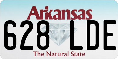 AR license plate 628LDE