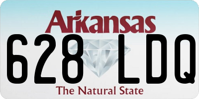 AR license plate 628LDQ