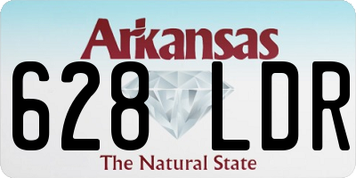 AR license plate 628LDR