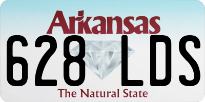 AR license plate 628LDS