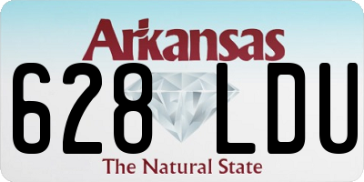 AR license plate 628LDU