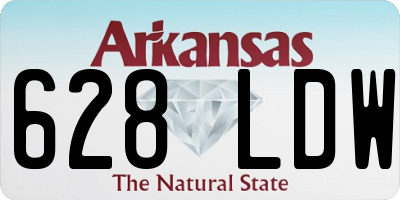AR license plate 628LDW