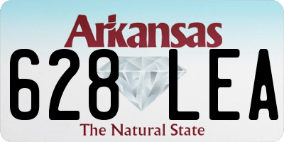 AR license plate 628LEA