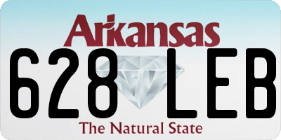 AR license plate 628LEB