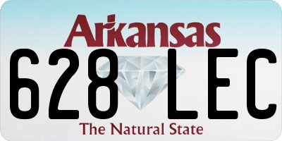 AR license plate 628LEC