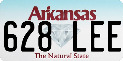 AR license plate 628LEE