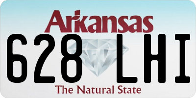 AR license plate 628LHI