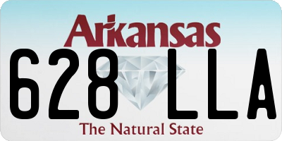 AR license plate 628LLA