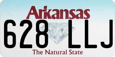 AR license plate 628LLJ
